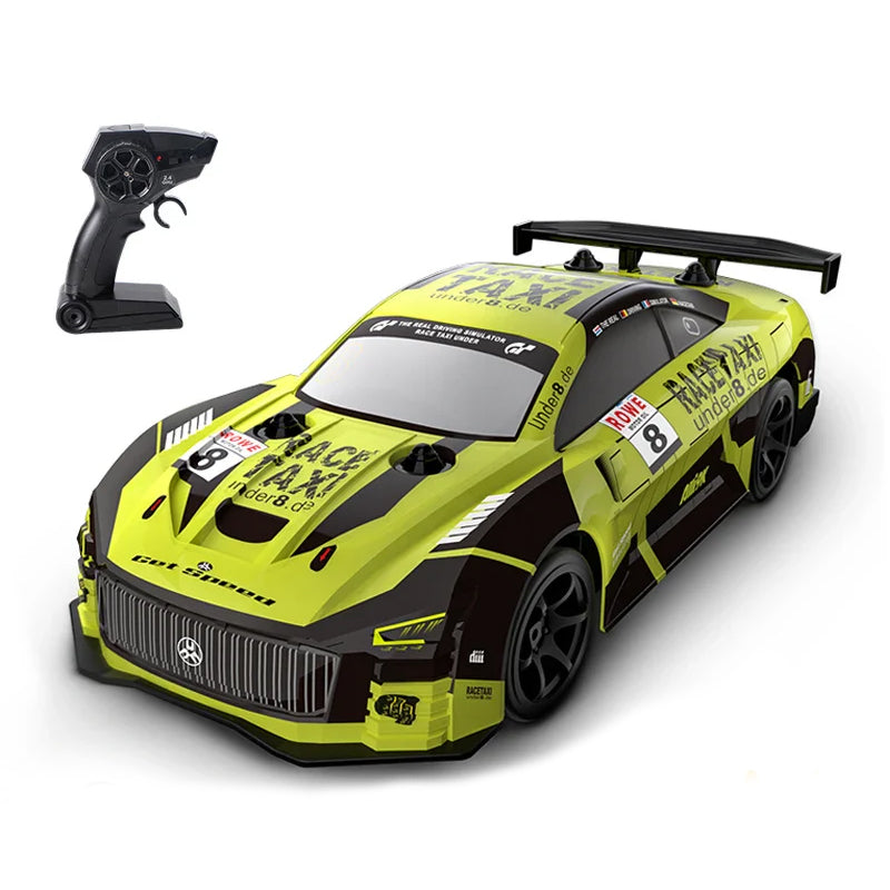 ﻿ JJRC Q165 2.4G RC Car Super GT RC Sport Racing Drift Car 1:18 Remote Control Module 4WD RTR Car Toys Children for Gifts