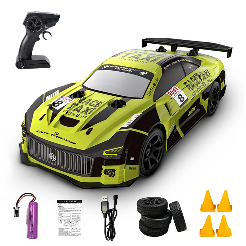 ﻿ JJRC Q165 2.4G RC Car Super GT RC Sport Racing Drift Car 1:18 Remote Control Module 4WD RTR Car Toys Children for Gifts