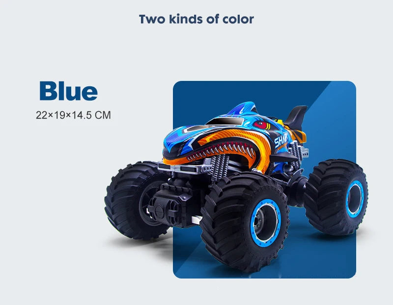 2.4G Remote Control Cars Monster Truck RC Car Electric Trucks Stunt Cars with Light Sound Spray Toys for Boys Kids Children Gift