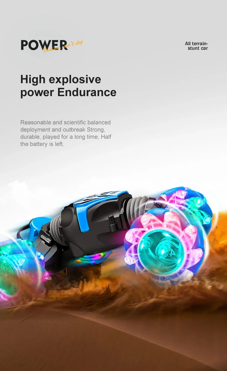 New Remote Control Car RC Gesture Sensing Stunt Car Drift Spray High Speed 360° Off Road Cars for Kids Boys Girls Gifts Auto Toy