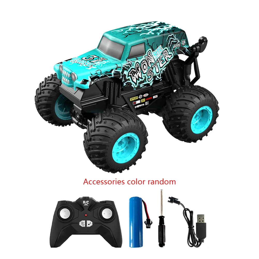 2.4G Remote Control Stunt Dance Car RC Drift Car High Speed Rocking Spray Remote Control Cars Off-road Vehicle Children Toys