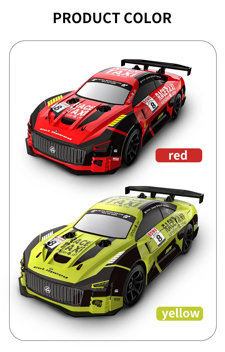 ﻿ JJRC Q165 2.4G RC Car Super GT RC Sport Racing Drift Car 1:18 Remote Control Module 4WD RTR Car Toys Children for Gifts