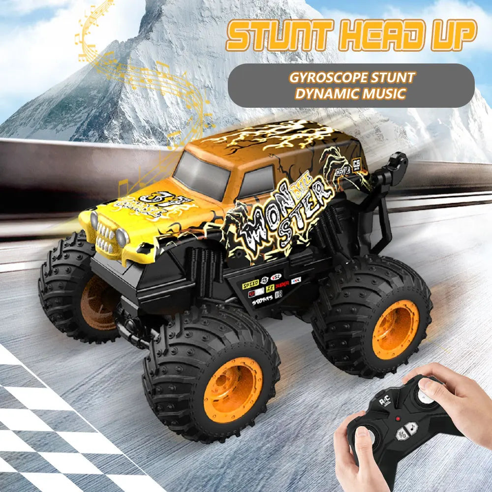 2.4G Remote Control Stunt Dance Car RC Drift Car High Speed Rocking Spray Remote Control Cars Off-road Vehicle Children Toys