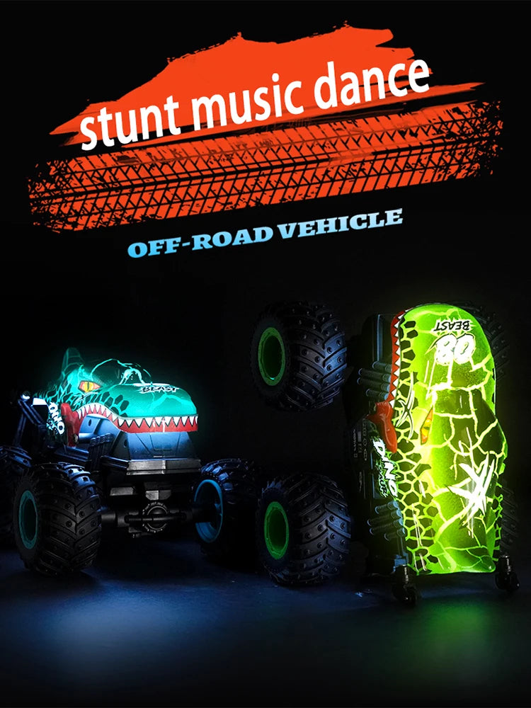 2.4G Remote Control Stunt Dance Car RC Drift Car High Speed Rocking Spray Remote Control Cars Off-road Vehicle Children Toys