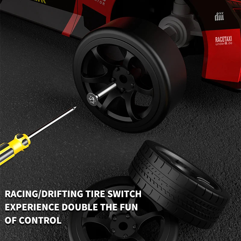 ﻿ JJRC Q165 2.4G RC Car Super GT RC Sport Racing Drift Car 1:18 Remote Control Module 4WD RTR Car Toys Children for Gifts