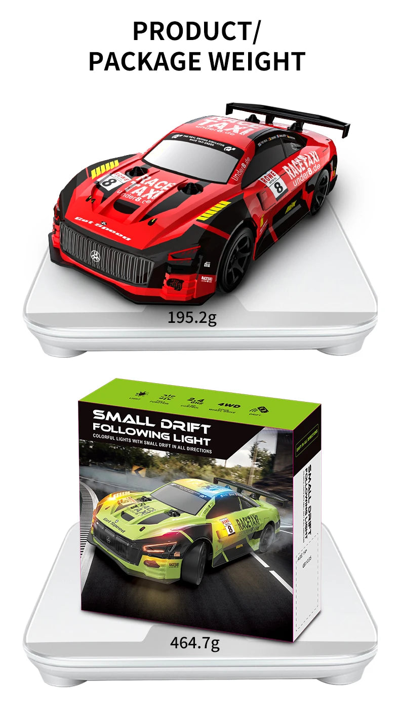 ﻿ JJRC Q165 2.4G RC Car Super GT RC Sport Racing Drift Car 1:18 Remote Control Module 4WD RTR Car Toys Children for Gifts